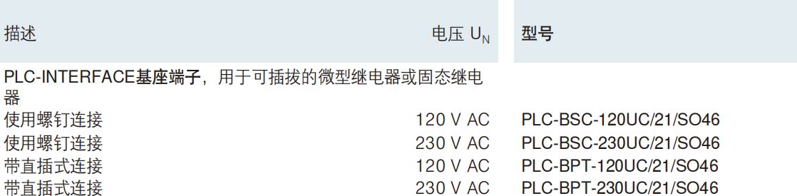 PHOENIX CONTACT/菲尼克斯有限公司代理PLC-BSC继电器选型